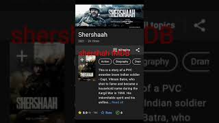 Shershah IMDB 8.9 rating| #shorts
