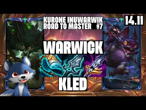 WARWICK TOP vs KLED | 11/5/4, TOP 12# Warwick | Diamond LAS | KURONE INUWARWIK ROAD TO MASTER #7