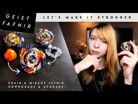 Let's make GEIST FAFNIR strong by using Mirage & Drain Fafnir | beyblade Burst Generation Upgrade