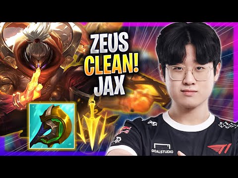 ZEUS IS SUPER CLEAN WITH JAX! - T1 Zeus Plays Jax TOP vs Illaoi! | Season 2023