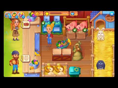 Farming Fever Cooking Games - Level 117 🍎🌻🫐 - No Boosters - FULL STORY - CaroGamesNL