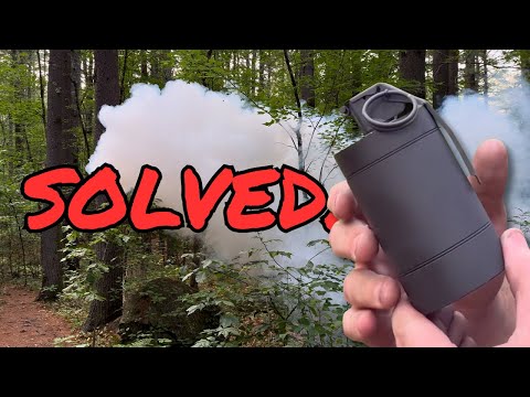 New Smoke Grenade Design Invented | Thick Screen, Firesafe, Non-Toxic