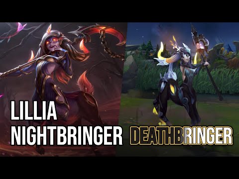 Deathbringer Nightbringer Lillia Skin | League of Legends | Chromas Skin
