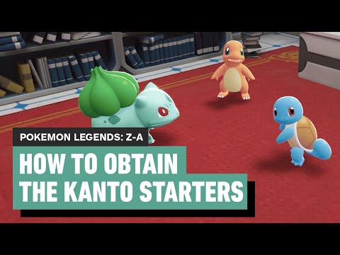 Pokemon Legends: Z-A - How to Get a Kanto Starter (Charmander, Bulbasaur, Squirtle)