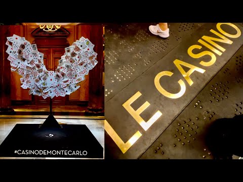 THE LOBBY OF HOTEL DE PARIS AND THE CASINO DE MONTE CARLO 4KHD