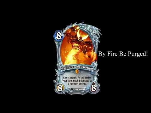 Voice Impressions: Hearthstone: Ragnaros The Firelord Voice Line