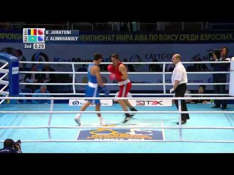 Men's Middle (75kg) - Quarter Final - Bogdan JURATONI (ROU) vs  Zhanibek ALIMKHANULY (KAZ)