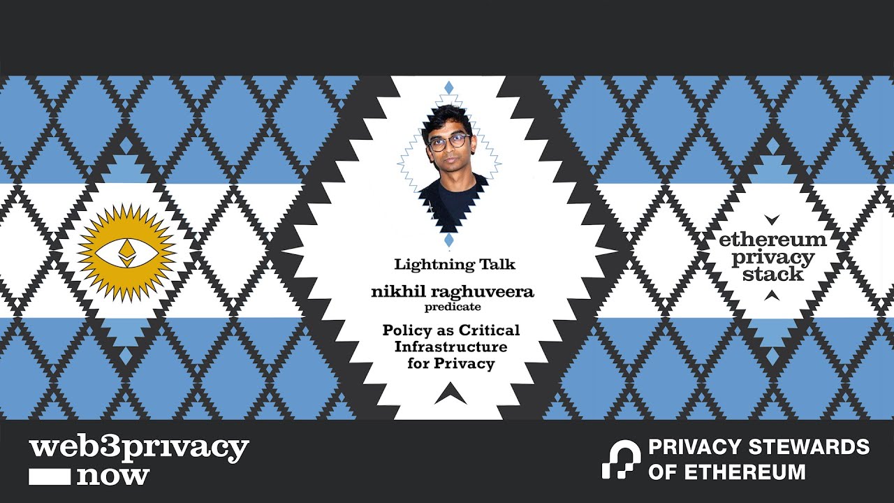 Policy as Critical Infrastructure for Privacy by Nikhil Raghuveera || EPS Devconnect 2025