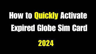 Download lagu Cara mengaktifkan kembali kartu SIM Globe yang sudah kadaluarsa | Cara mengaktifkan kembali kartu... mp3 Download lagu Cara mengaktifkan kembali kartu SIM Globe yang sudah kadaluarsa | Cara mengaktifkan kembali kartu... mp3
