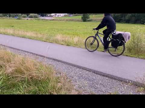 Der gesperrte Elsterradweg