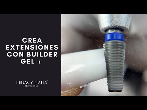 😁💅Crea extensiones con Builder Gel + | LEGACY NAILS