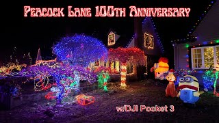 DJI Osmo Pocket 3 MAGIC! Capturing the Dazzling Lights of Peacock Lane 100th Year!