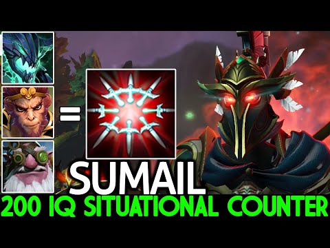 SUMAIL [Phantom Assassin] 200 IQ Situational Counter with Fan of Knives Dota 2