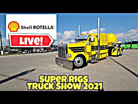 Exclusive Live First Tour Of Shell Rotella Super Rigs Semi Truck Show 2021