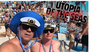 Set Sail Party UN-EDITED!!! Utopia Of The Seas inaugural sailing.