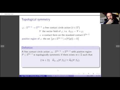 Exotic symplectomorphisms and contact circle action - Igor Uljarevic