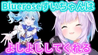 辛いときはいつもイマジナリーすいちゃんに慰めてもらうおかゆん【猫又おかゆ/星街すいせい/Bluerose】