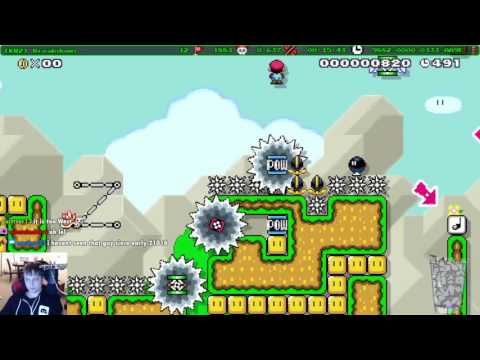 Super Mario Maker - All Kaizo Wars 2 Levels Cleared