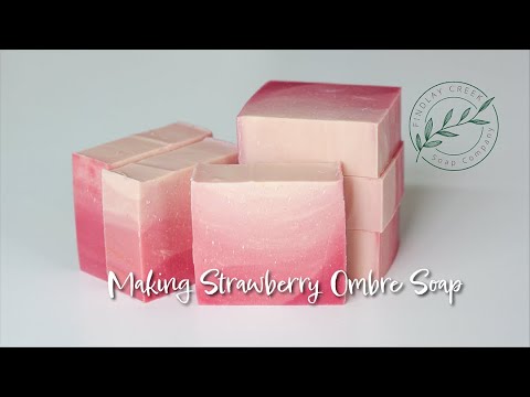 Soap Making - Strawberry Ombre Soap | Findlay Creek Soap Company