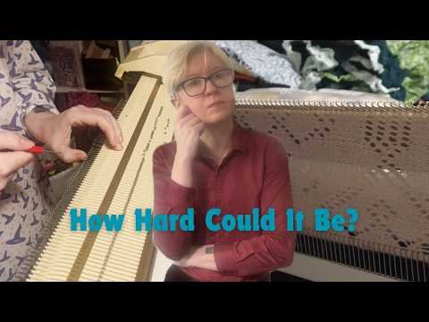 Knitting An 18th Century Waistcoat; Struggling With Historical Machine Knit Lace