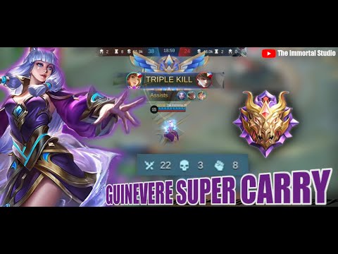 GUINEVERE SUPER CARRY| BEST BUILD 2020| EPIC SKIN GIVE AWAY|MLBB