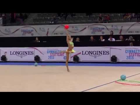 Laura Zeng - Ball - 2015 World Rhythmic Gymnastics Championships - Qualification