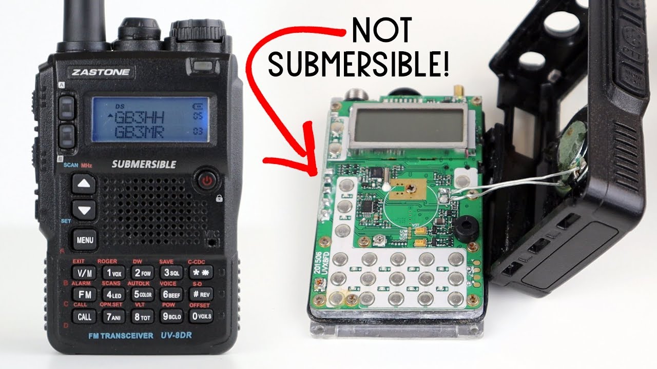 The Reason Why The Zastone UV-8DR Isn't Submersible! - Radio Repair