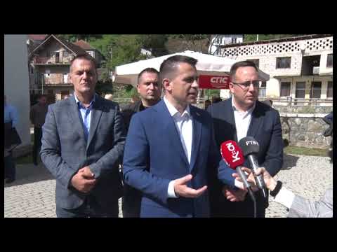 Poseta načelnika Raškog okruga i ministra Djordja Milićevića Jošaničkoj banji