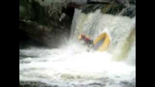 preview picture of video 'Rafting Tellico / Baby Falls'