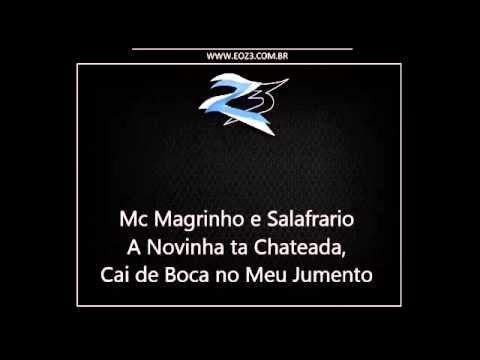 Mc Magrinho e Salafrario   A Novinha ta Chateada, Cai de Boca no Meu Jumento LANÇAMENTO 2014