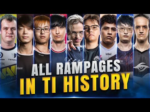 All Rampages on Dota 2 TI Playoffs History
