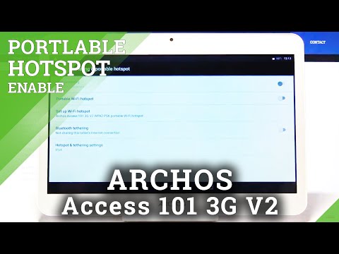 How to Create Mobile Hotspot in ARCHOS Access 101 3G V2 – Set Up Portable Hotspot