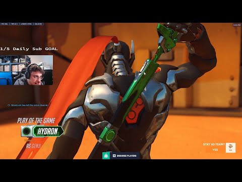 POTG! HYDRON INSANE GENJI GAMEPLAY SEASON 20 TOP 500