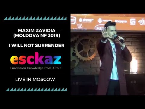 ESCKAZ in Moscow: Maxim Zavidia (Moldova NF 2019) - I Will Not Surrender (at Komu ZHIT KHOROSHO)