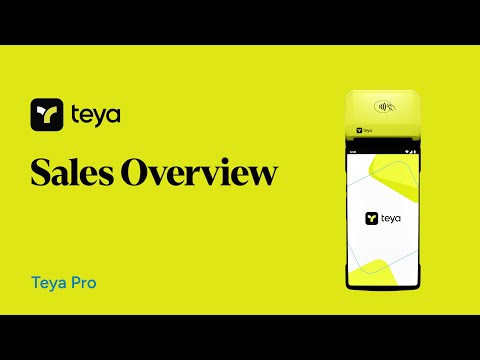 Understanding your Sales Overview with Teya