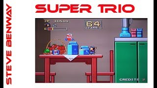 Super Trio on the Pandora's Box 4S+. Gameplay & Commentary