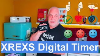 XREXS Küchentimer Digital, Digitaler Kochtimer, Count Up/Down Timer - LED mit Akku - Einfach schön