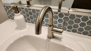 Delta Faucet Trinsic Single Hole Swivel Spout Bathroom Faucet |QUICK OVERVIEW|
