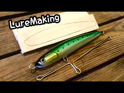 Making a Realistic Floating Stick Bait 【lure making】