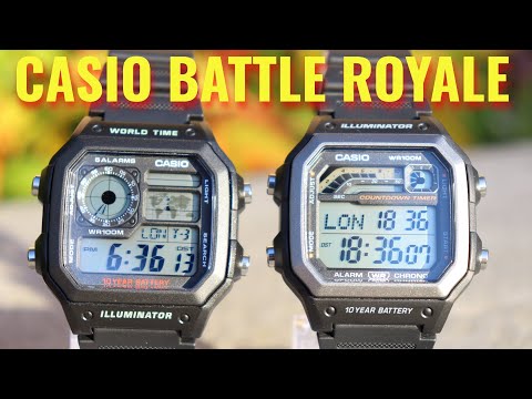 Casio Battle Royale: AE-1200WH vs WS-1600H
