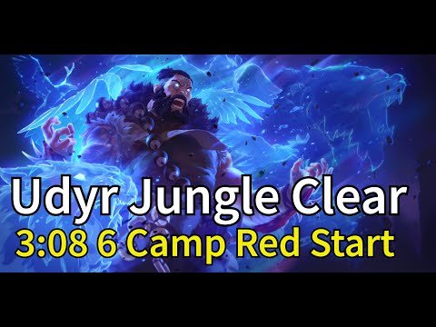 Udyr Rework Jungle Clear | 3:08 Red Start