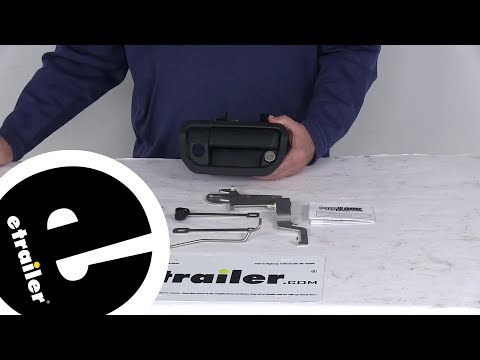 etrailer | Manual Lock w/ Handle for Pop  and  Lock Custom Powered Tailgate Lock: The Breakdown