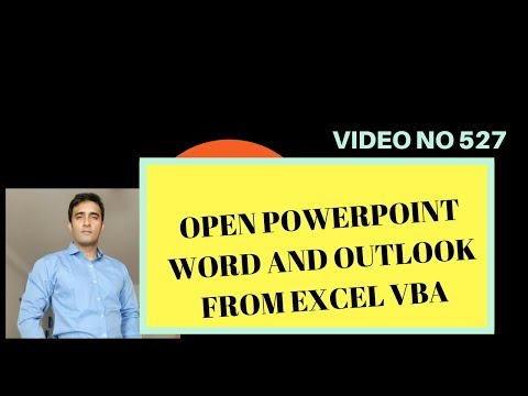 Learn Excel - Video 527 VBA- Open all WORD PPT OUTLOOKin one go.