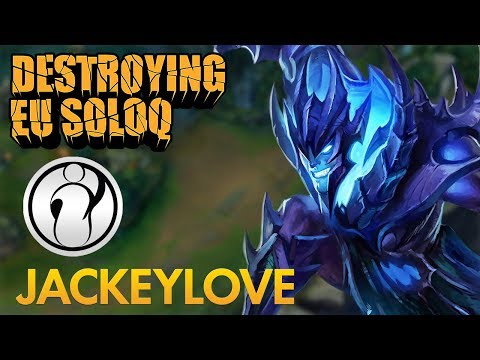 Destroying EU SoloQ: Invictus Gaming JackeyLove - Draven Bot Lane - KDA 15/2/12