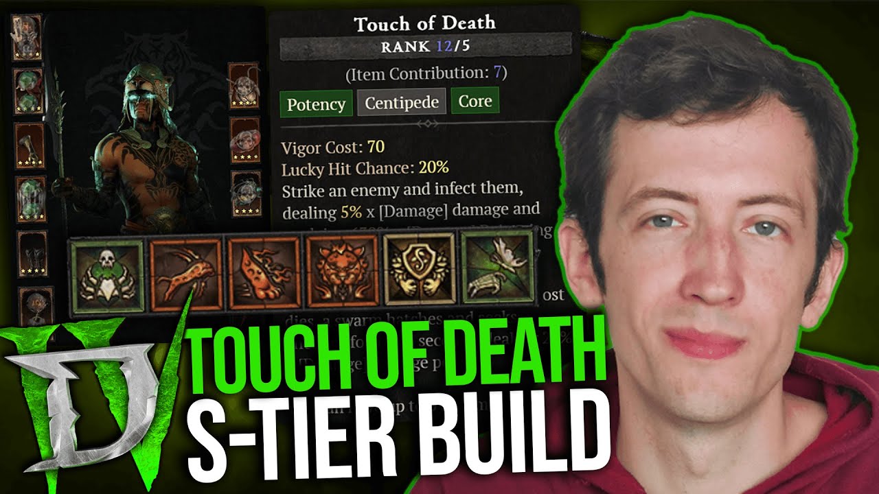 Touch of Death Centipede Spiritborn Endgame Build Guide D4 Maxroll.gg