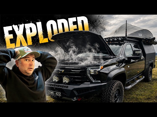 WE THOUGHT OUR CHEV SILVERADO WAS ON FIRE|Break down|Caravanning Australia|4x4-overland SDDEFAULT Thumbnail