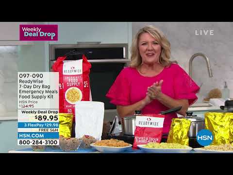 HSN | ReadyWise Emergency Food 08.08.2022 - 04 PM