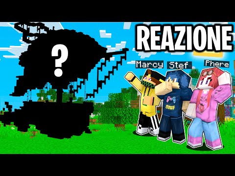 REAZIONE di STEF e PHERE alla mia NUOVA COSTRUZIONE - BIG VANILLA Minecraft ITA