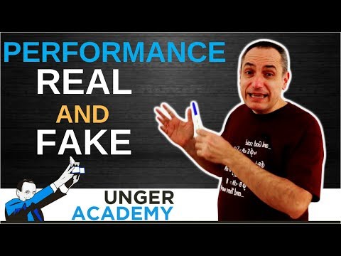 Real and Fake Performances in Trading