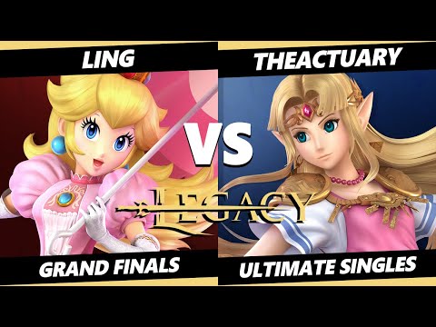 Legacy 1 GRAND FINALS - Ling (Peach) Vs. TheActuary (Zelda) SSBU Ultimate Tournament